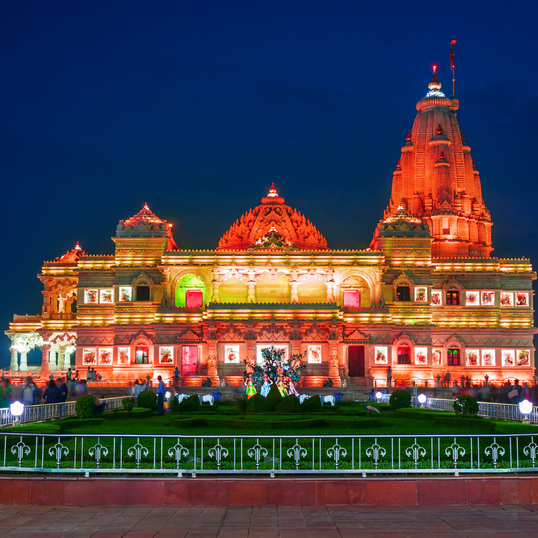 Vrindavan Prem Mandir, Vrindavan Krishna Prem Mandir Radha, 44% OFF